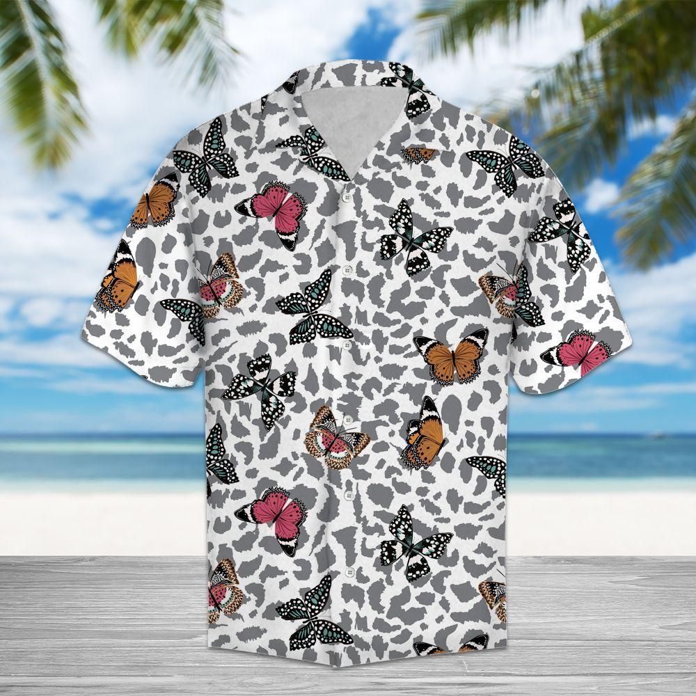 Amazing Butterflies Aloha Hawaiian Shirt Colorful Short Sleeve Summer Beach Casual Shirt For Men And Women