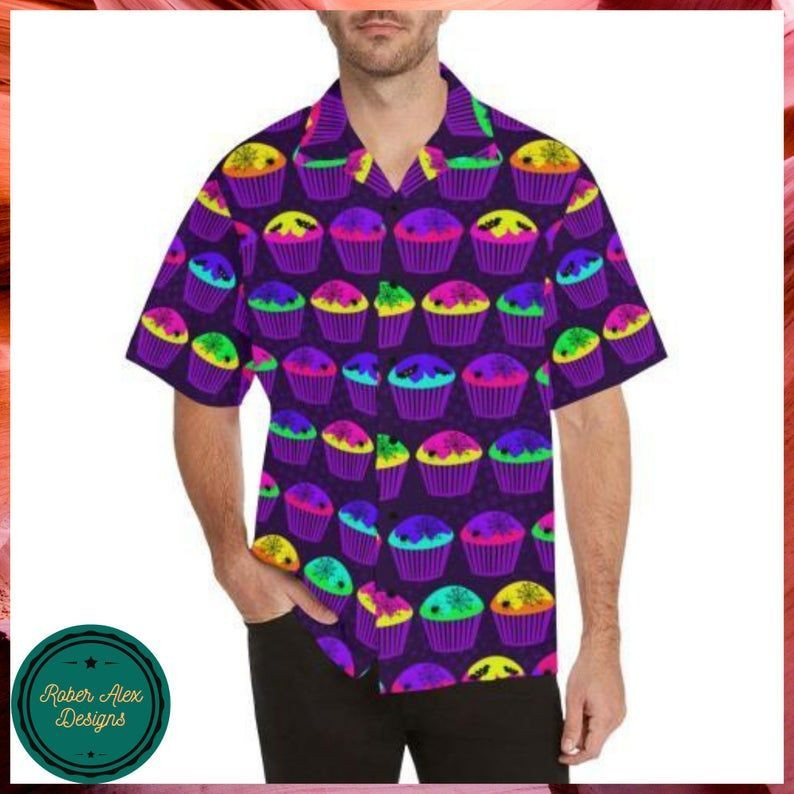 Cupcake Halloween Hawaiian Shirt Ha41914