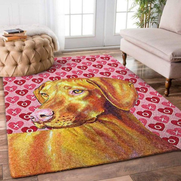 Custom Areas Rug Dachshund Valentine 3 Rug - Gift For Family