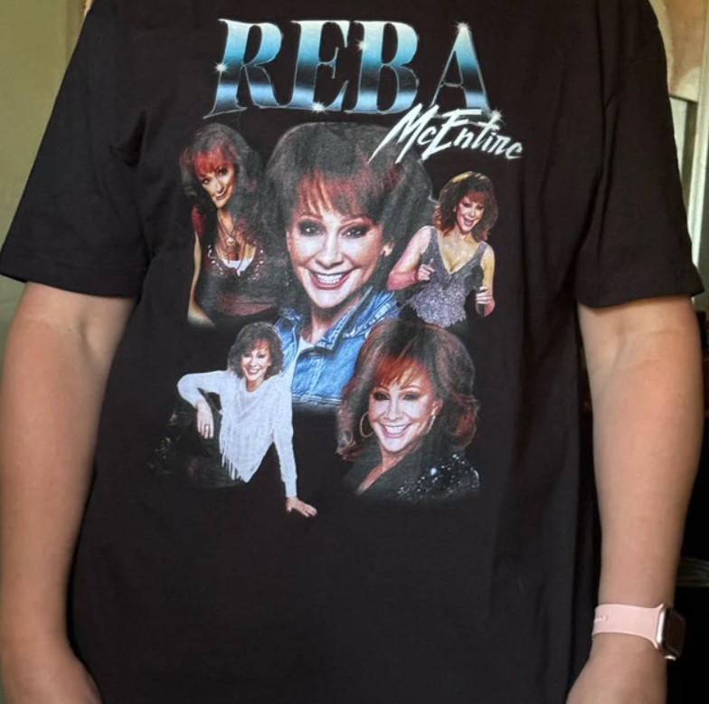 Reba McEntire 90 s Bootleg Tee Shirt Outfit