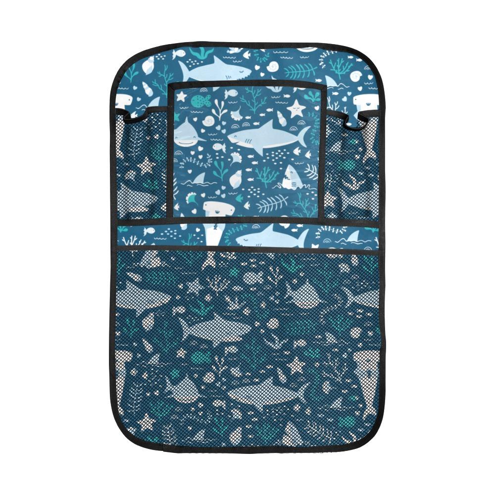 Cute Shark Pattern Car Seat Back Organizer