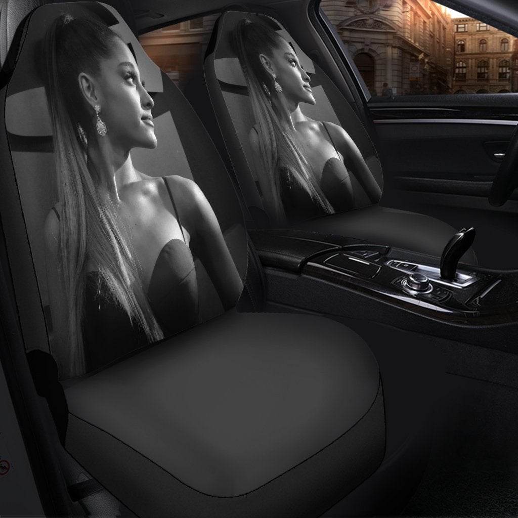 Ariana Grande B&W Top Singer 2019 Seat Cover