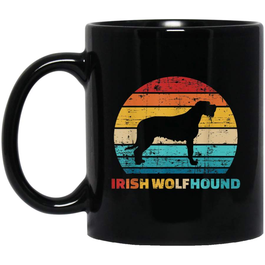 Irish Wolfhound vintage retro Mug