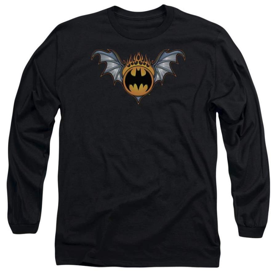 Batman – Bat Wings Logo Long Sleeve Adult 18/1