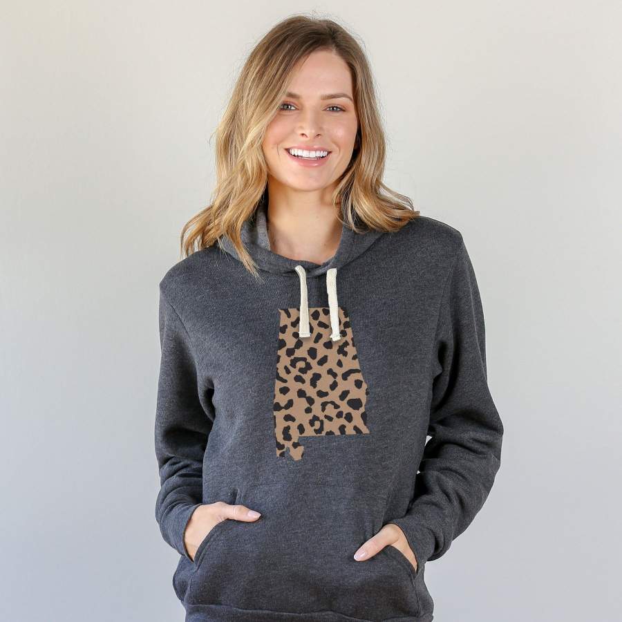 Alabama Leopard Pattern Hoodie