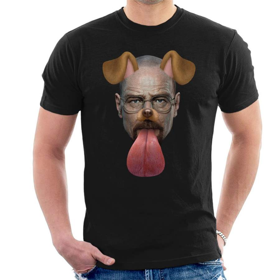 Breaking Bad Heisenberg Walter White Dog Snapchat Filter Men’s T-Shirt