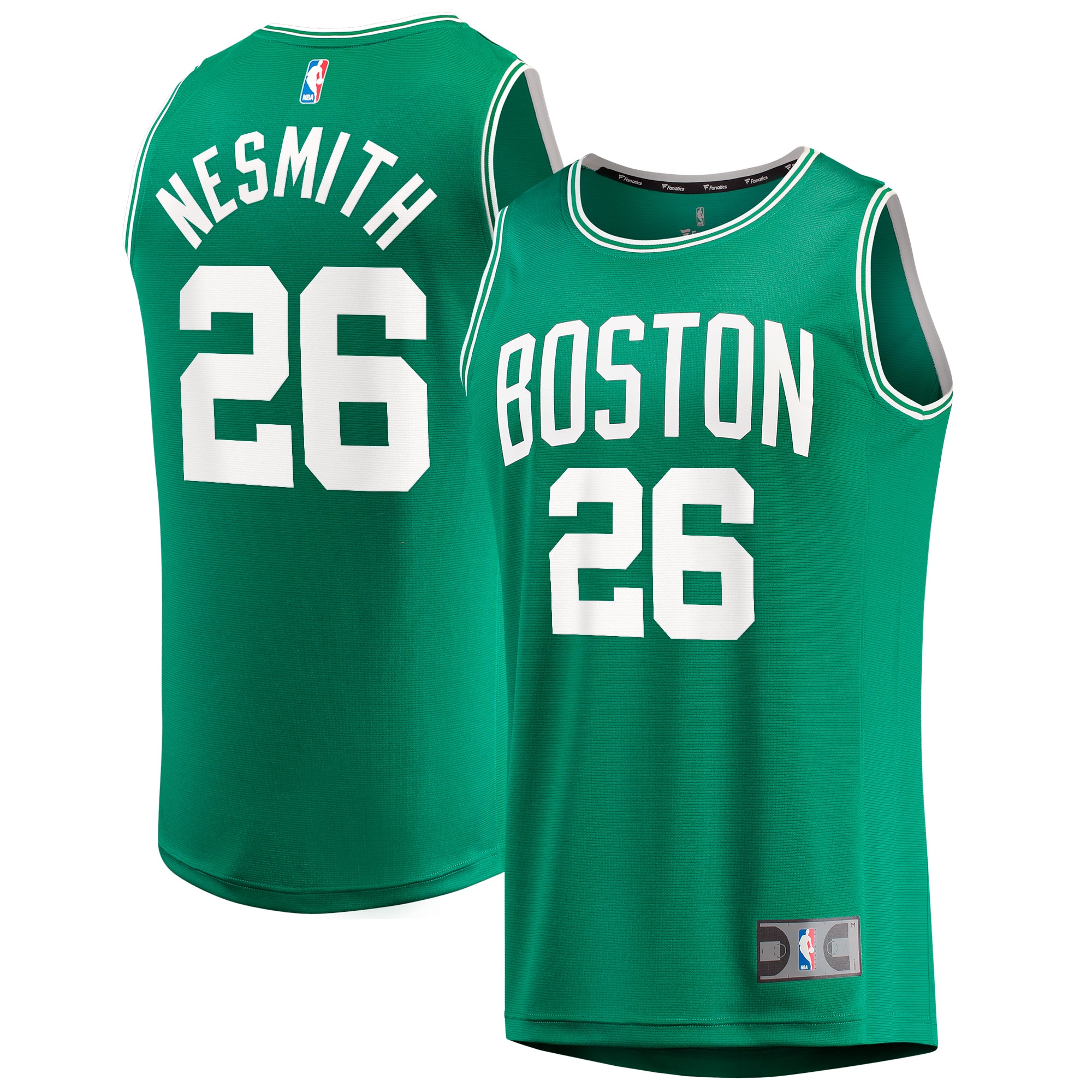 Aaron Nesmith Boston Celtics Fanatics Branded 2020 NBA Draft First Round Pick Fast Break Replica Jersey Green – Icon Brandedition