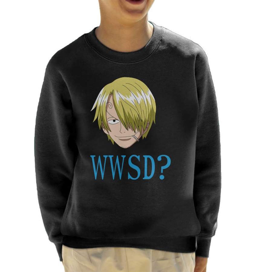 WWSD What Would Vinsmoke Sanji Do One Piece Kid’s Sweatshirt