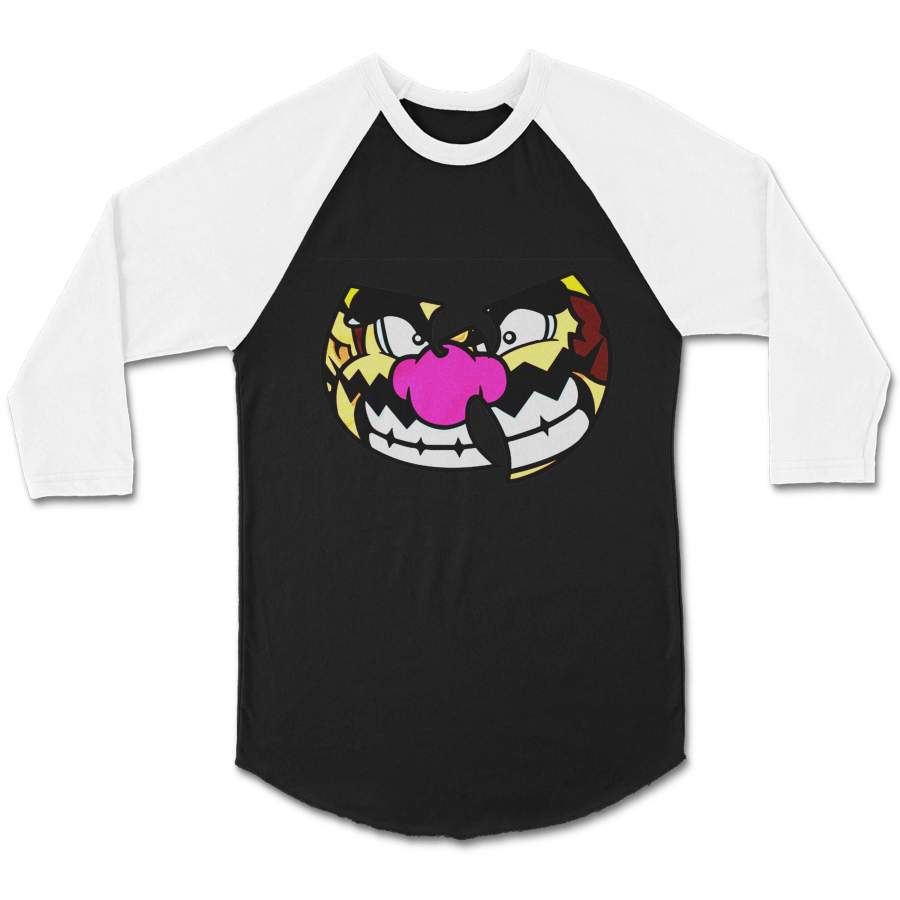 Wario Wu-tang Clan Wurio’s World Hip Hop Super Mario Bros Nintendo CPY Unisex 3/4 Sleeve Baseball Tee T-Shirt