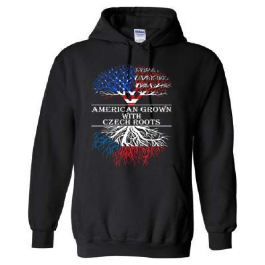 AGR American Grown With Czech Roots – Heavy Blend™ Hooded Sweatshirt