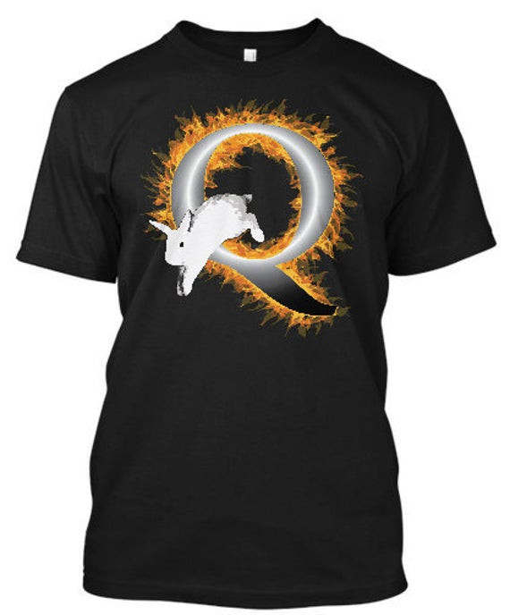 Q Anon Political Conspiracy Shirtwhite Rabbit Unisex Shirt