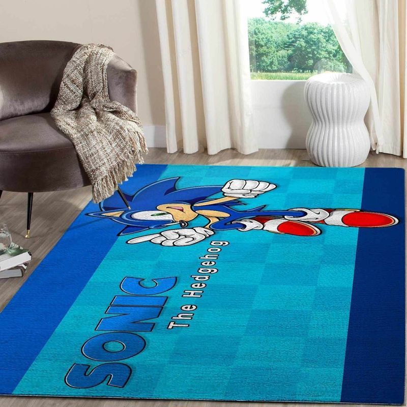 Sonic The Hedgehog 6 Area Rug Living Room Rug Home Decor Floor Decor