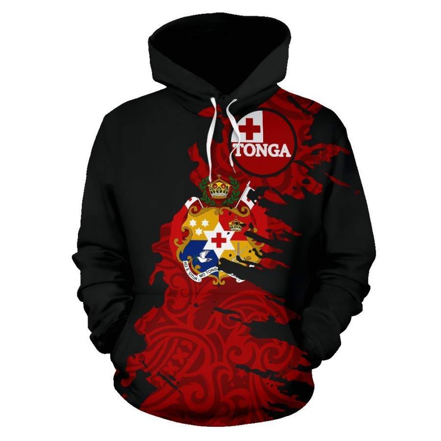 Tonga Hoodie Painting Polynesian Hoodie NNK 1205