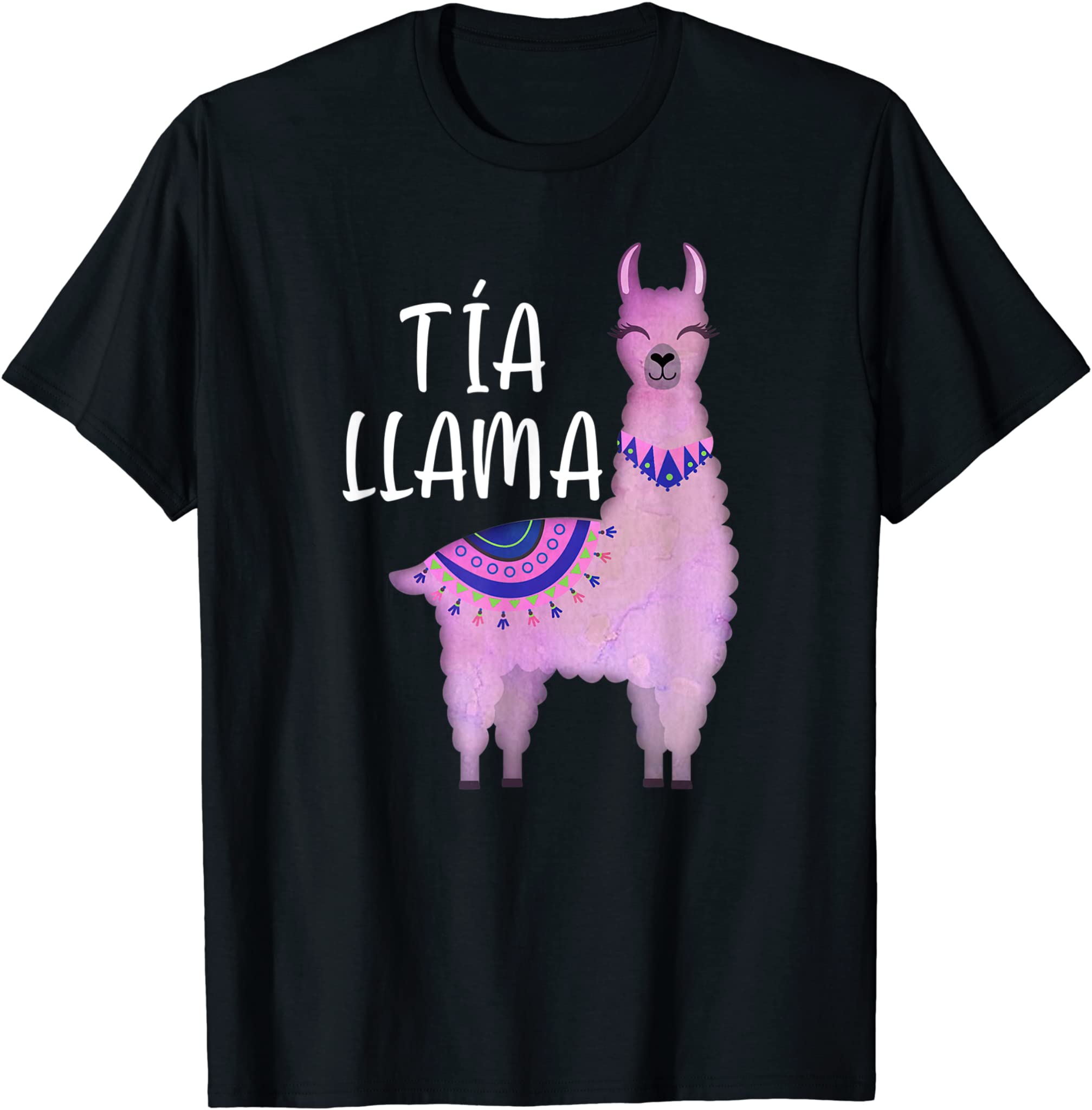 Tia Llama Spanish Aunt Funny Llama Lover T-Shirt