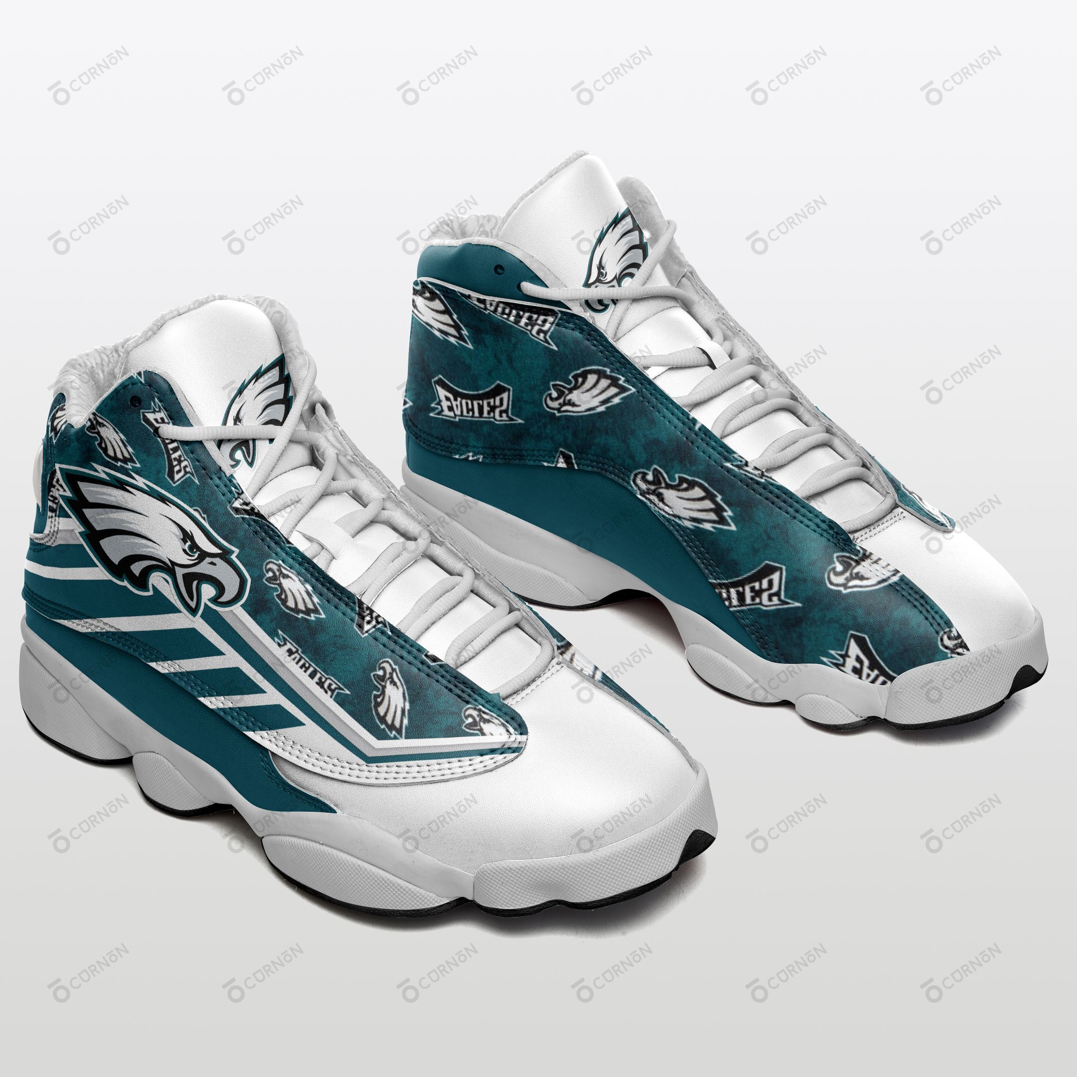 Philadelphia Eagles Air JD13 Sneakers 646