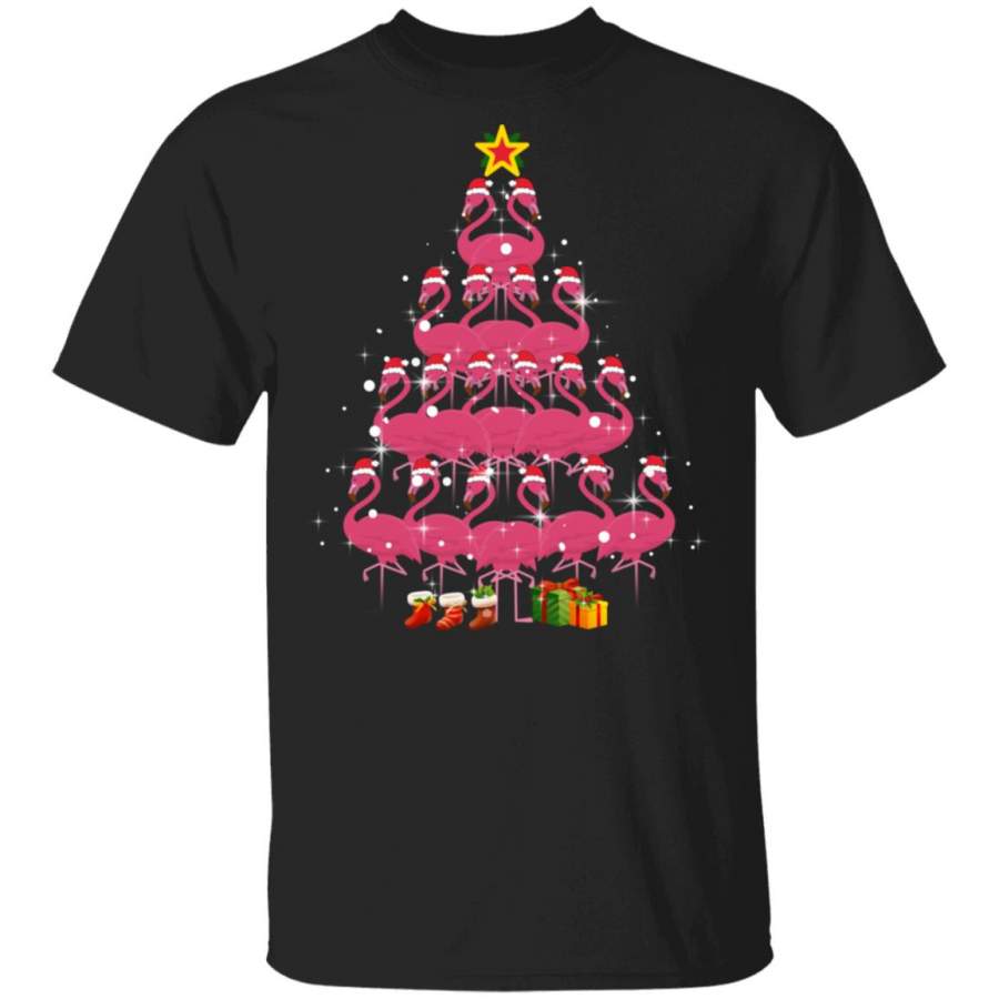 Flamingo Christmas Tree Christmas Shirt, Hoodie, Sweater