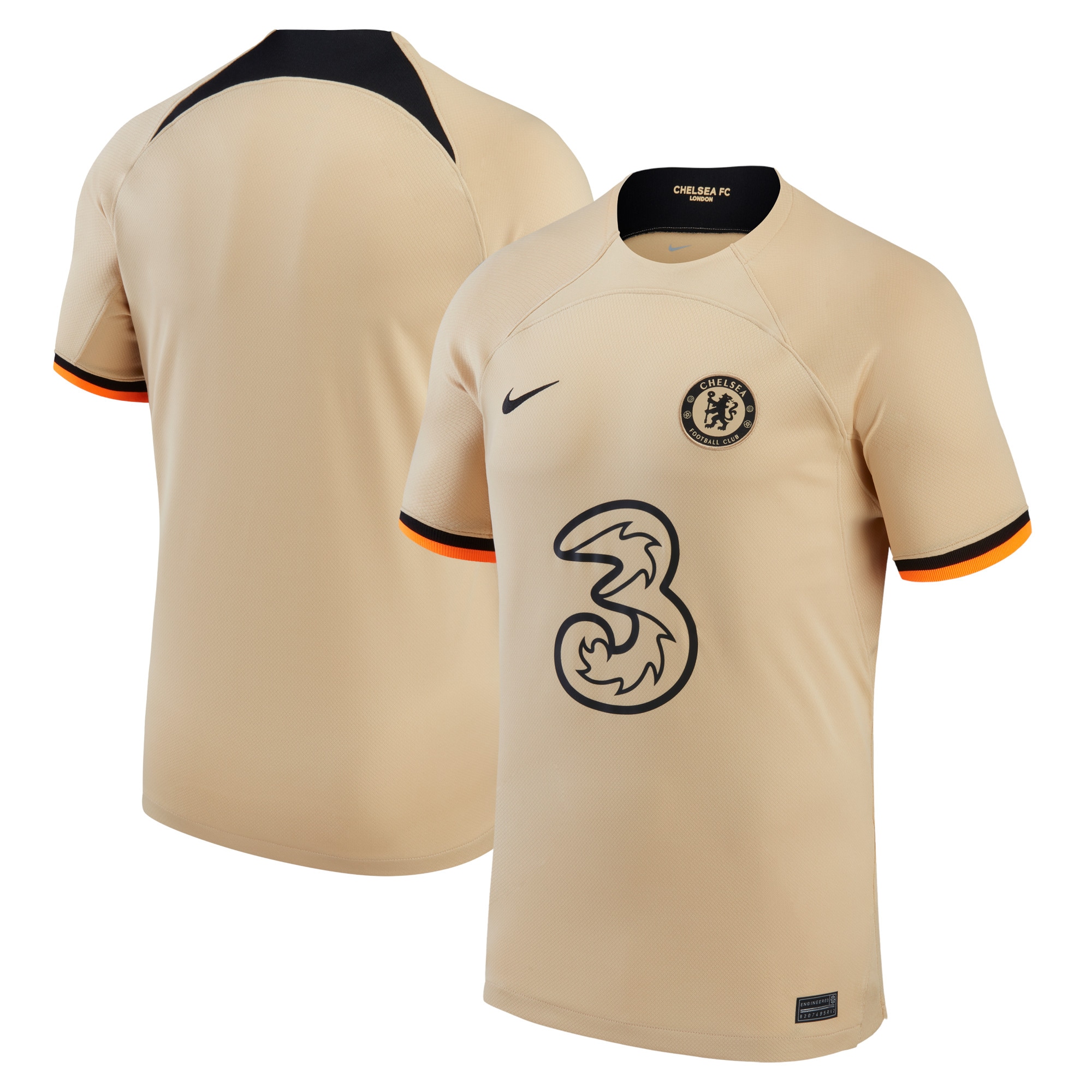 Chelsea Youth 2022/23 Third Replica Jersey – Gold