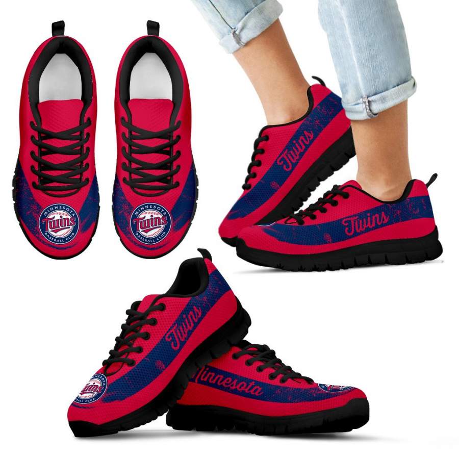 Single Line Logo Minnesota Twins Sneakers