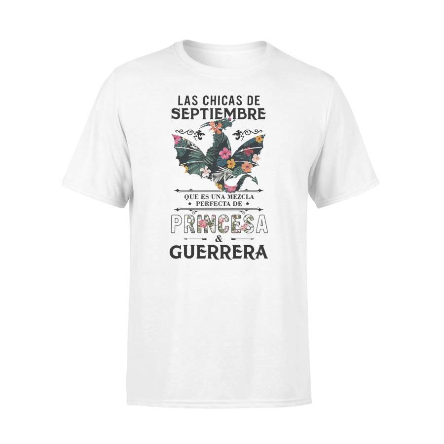 Las Chicas De Septiembre Que Es Una Mezcla Perfecta De Princesa Guerrera T-Shirt