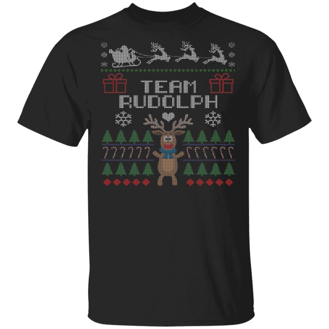 Team Rudolph Ugly Christmas Sweater