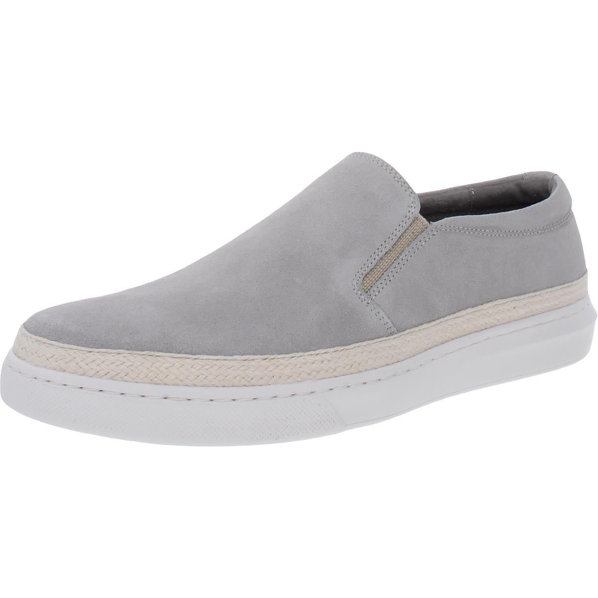 Liam Mens Suede Slip-On Fashion Sneakers