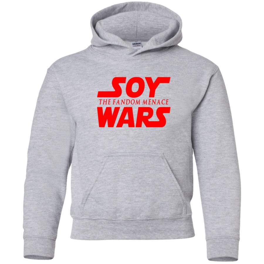 AGR Soy Wars The Fandom Menace Youth Pullover Hoodie