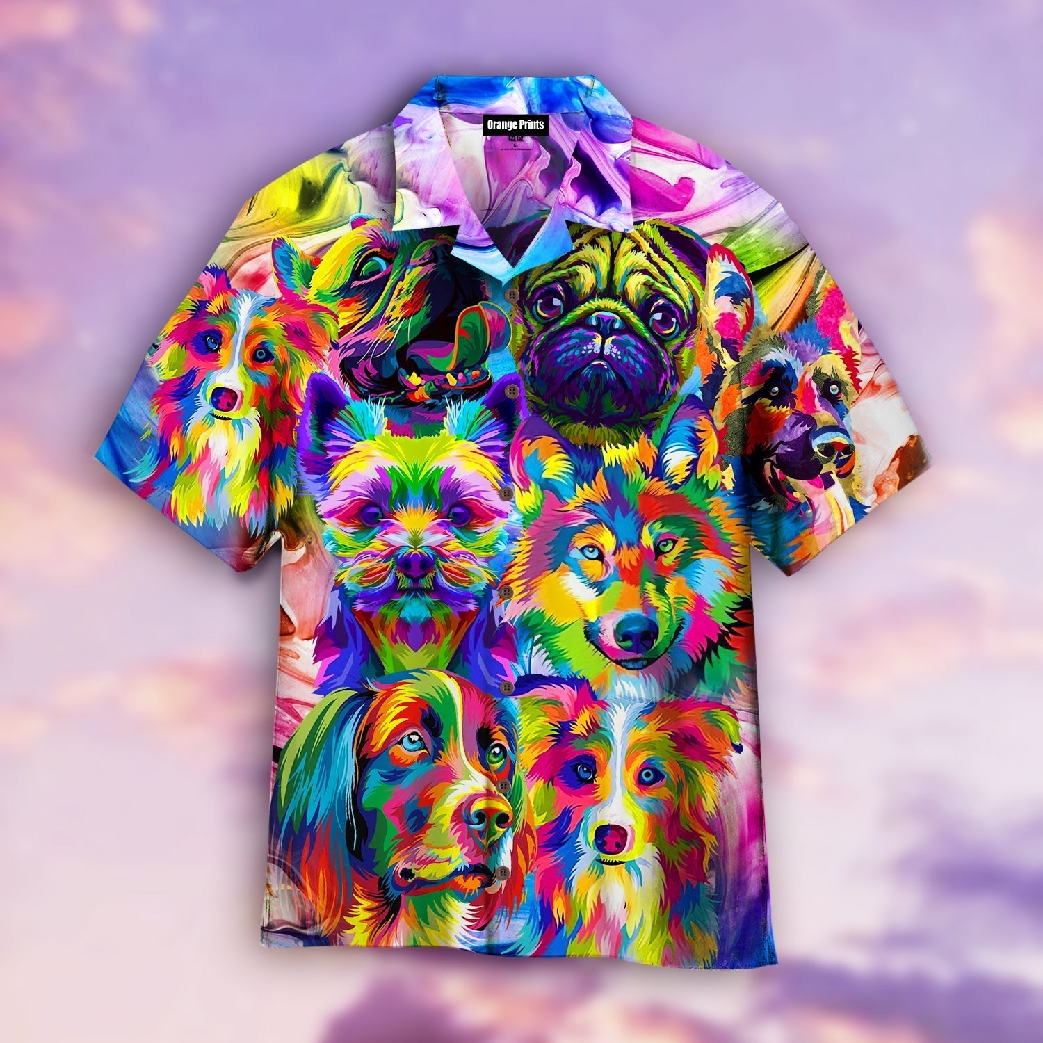 Colorful Dogs Aloha Hawaii Shirts For Men And Women Ha36359