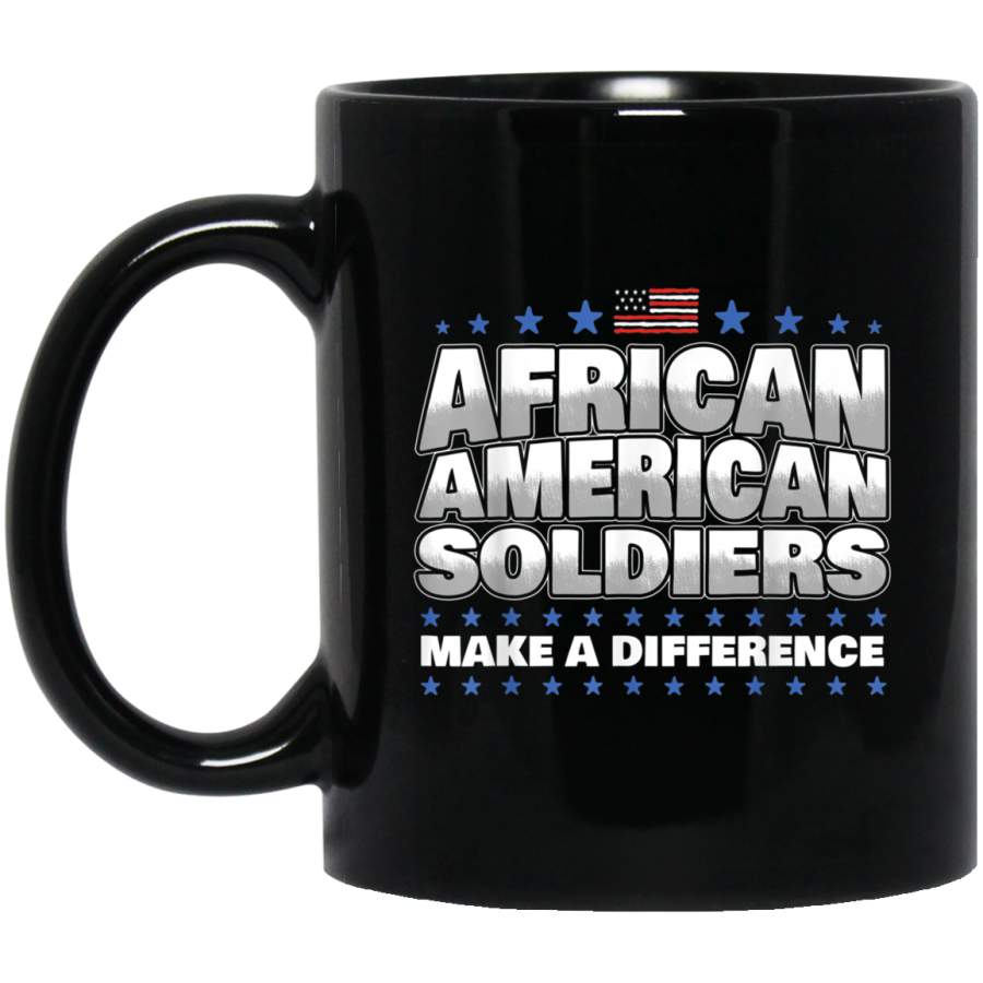 African American Soldier Veteran Gift Black History Month  Mug