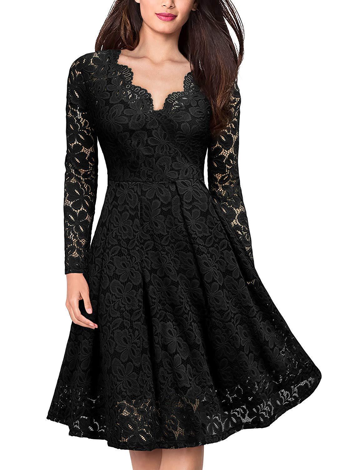 Women Dresses V-Neck Off Shoulder Lace Evening Party Dress Long Sleeve Dress Spring Autumn Vestido Invierno Mujer alx