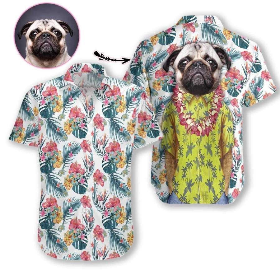 Personalized Aloha Dogs Man Custom Hawaiian Shirts – Jamestees Store