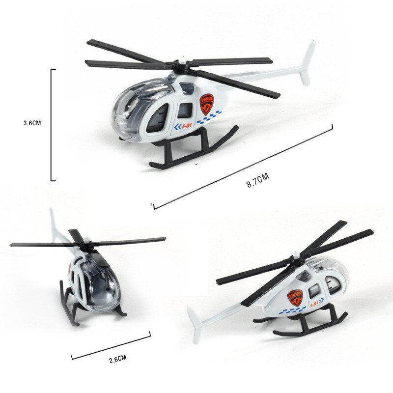 1PCS New Children’s Helicopter Toy Alloy Airplane Model Military Ornaments Boy Toy Taxiing Simulation Helicopter Christmas Gift alx