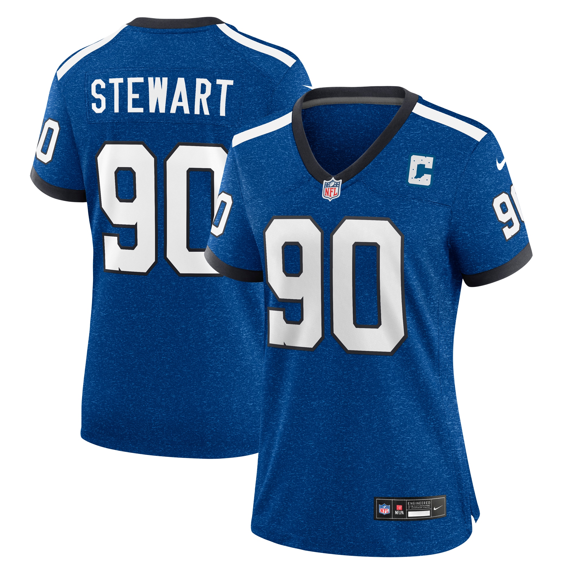 Women’s Indianapolis Colts Grover Stewart Royal Indiana Nights Alternate Game Jersey