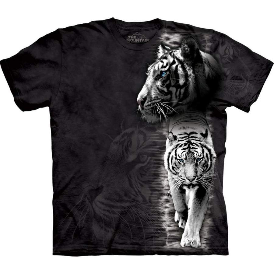 White Tiger Collage Kids T-Shirt