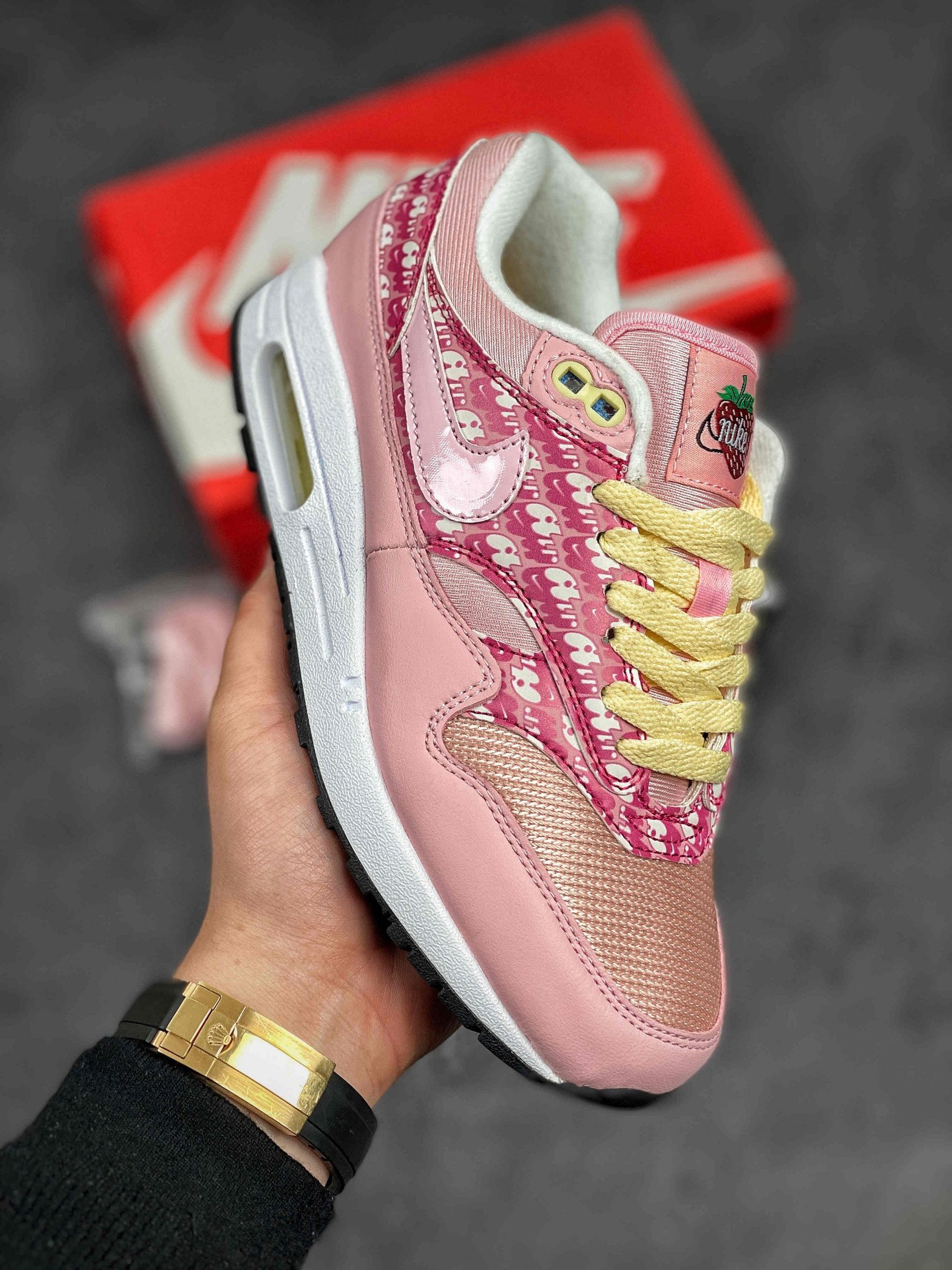 Nike Air Max 1 Pink Lemonade Atmosphere True White 5339944