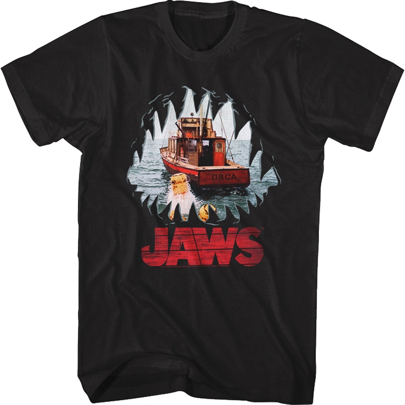 Shark Mouth Pov Jaws T-Shirt