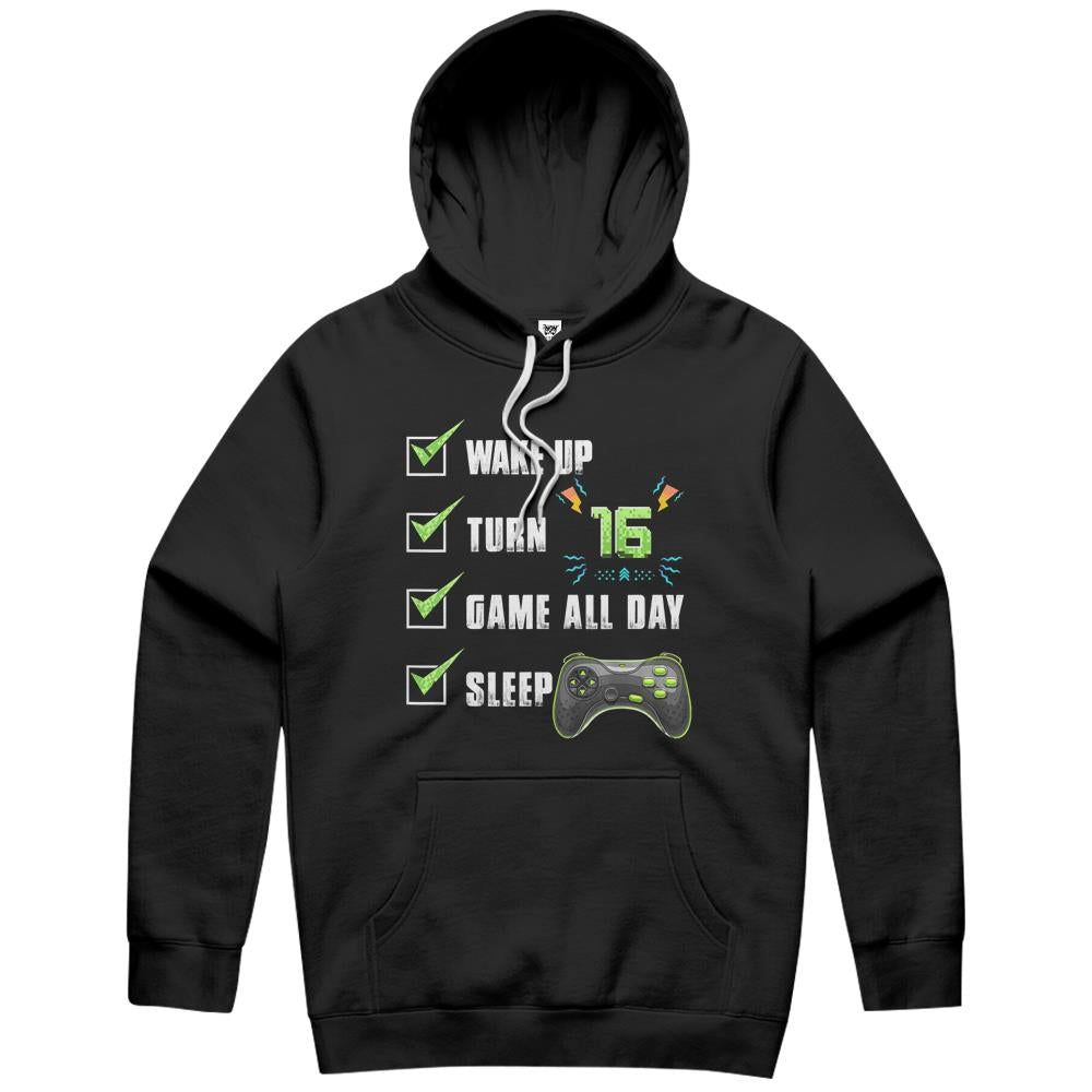 16 Years Old Gamer 16Th Birthday Perfect Gift For Boys Girls Hoodie