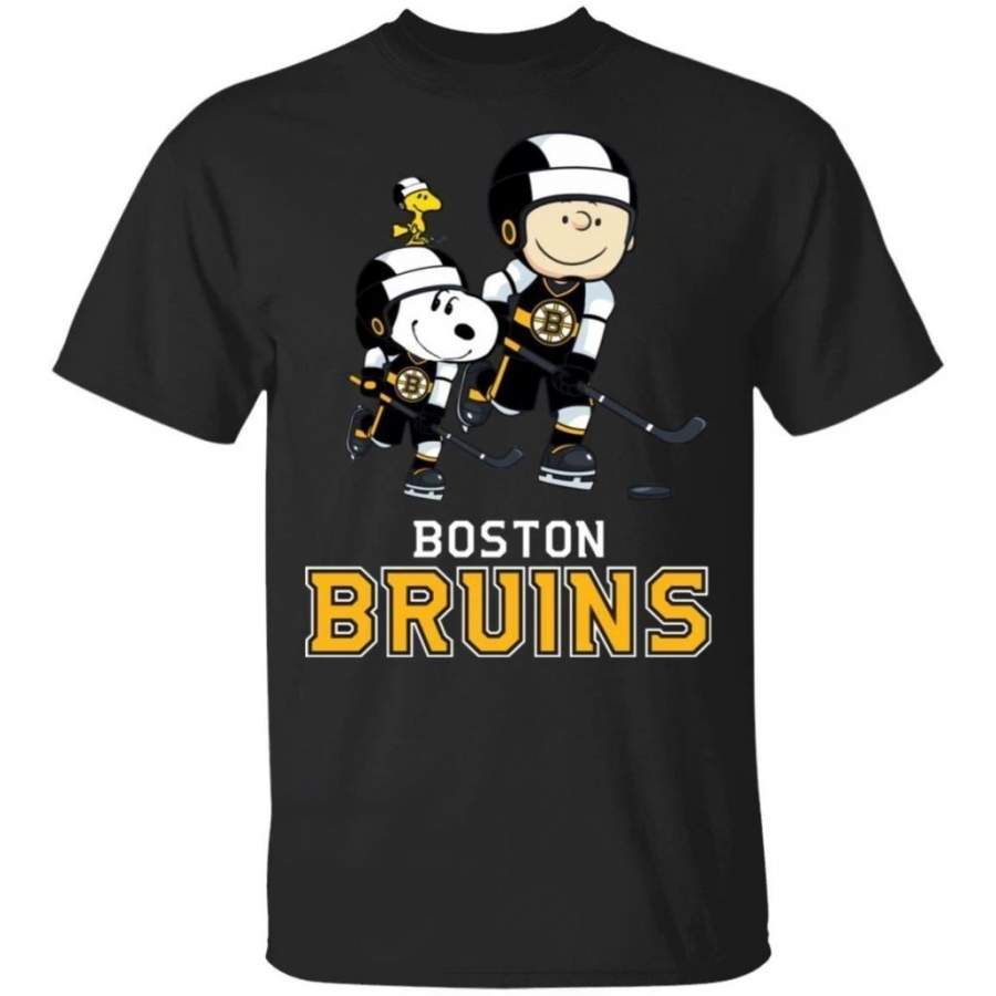 Snoopy & Peanut Boston Bruins Hockey T-Shirt