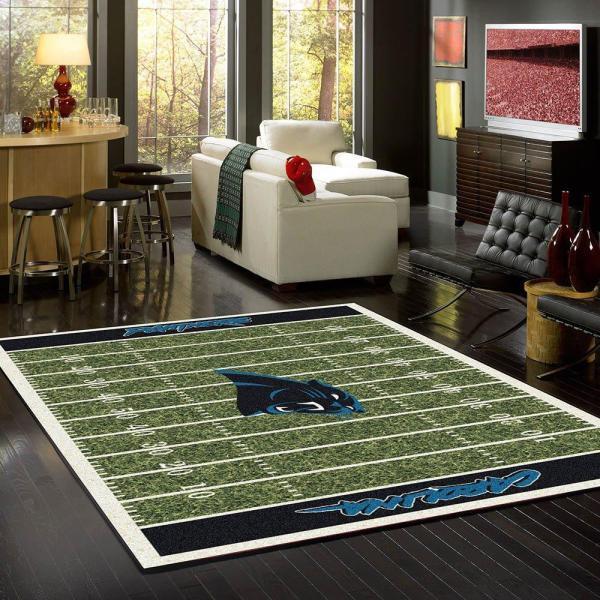 Carolina Panthers Area Rug Home Field Football Floor Decor 281114