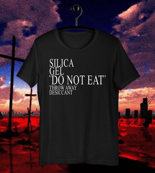 Silica Gel Do Not Eat Throw Anyway Desiccant Standard Men T-shirt