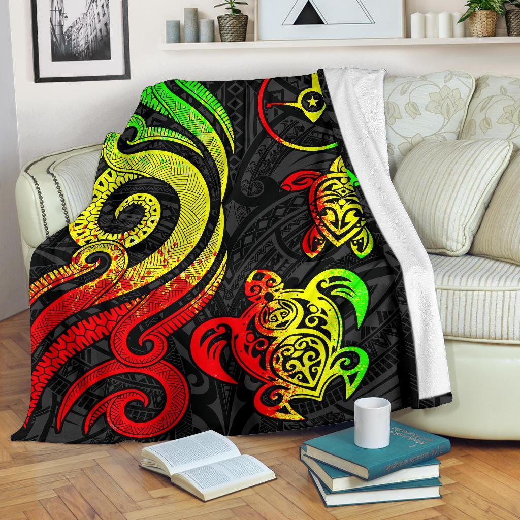 Yap Micronesian Premium Blanket – Reggae Tentacle Turtle