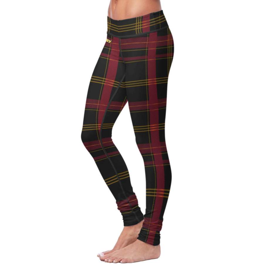 Kansas City Football Plaid Leggings