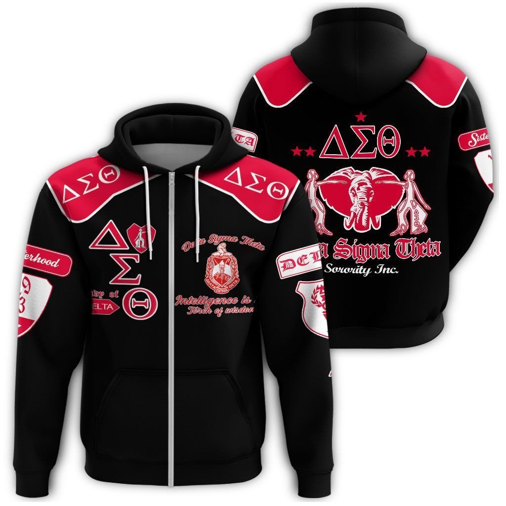 Sorority Hoodie – Lady Of Delta Sigma Theta Sorority Zip Hoodie