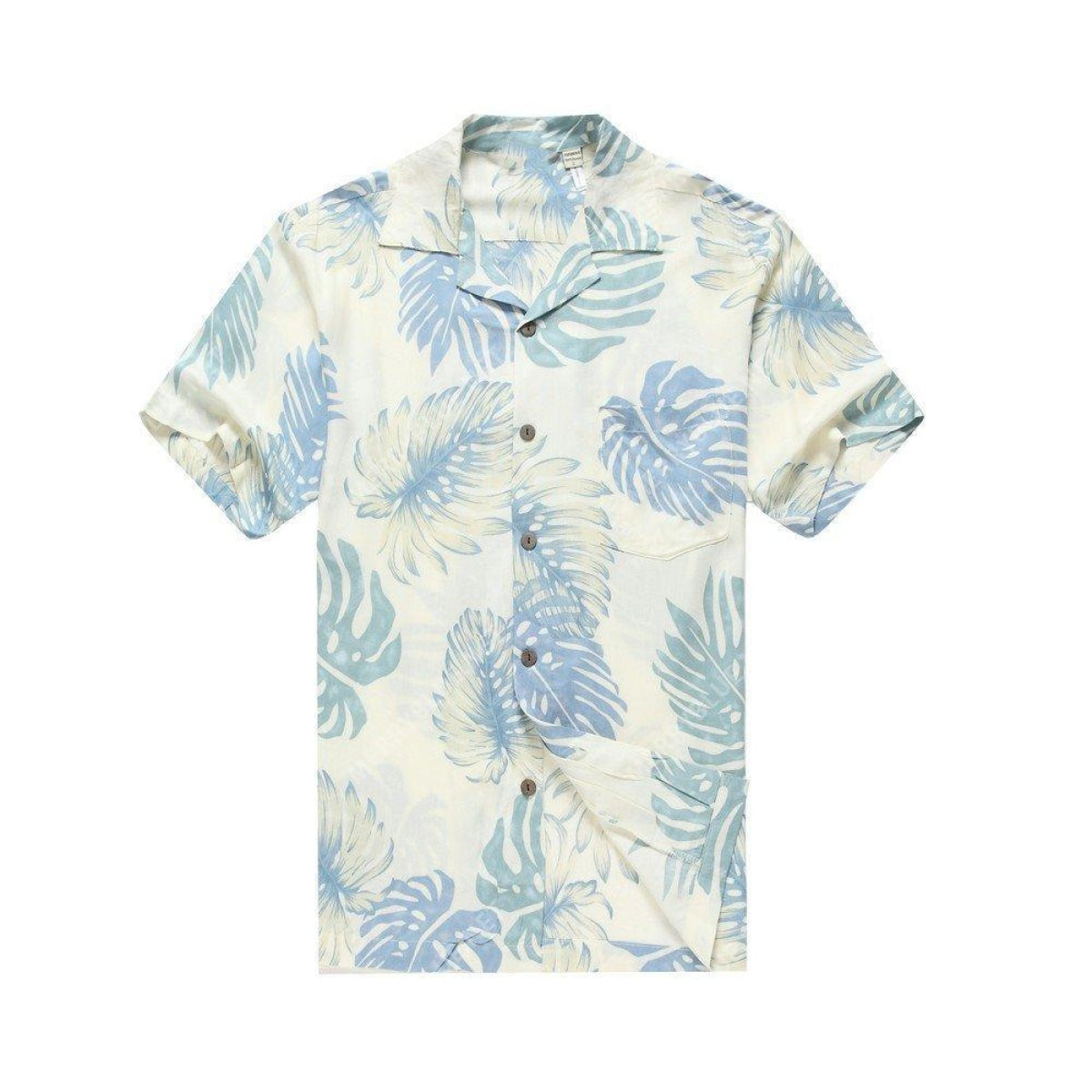 Hawaiian Hangover Shirt Palm Leaves In White Ha80512