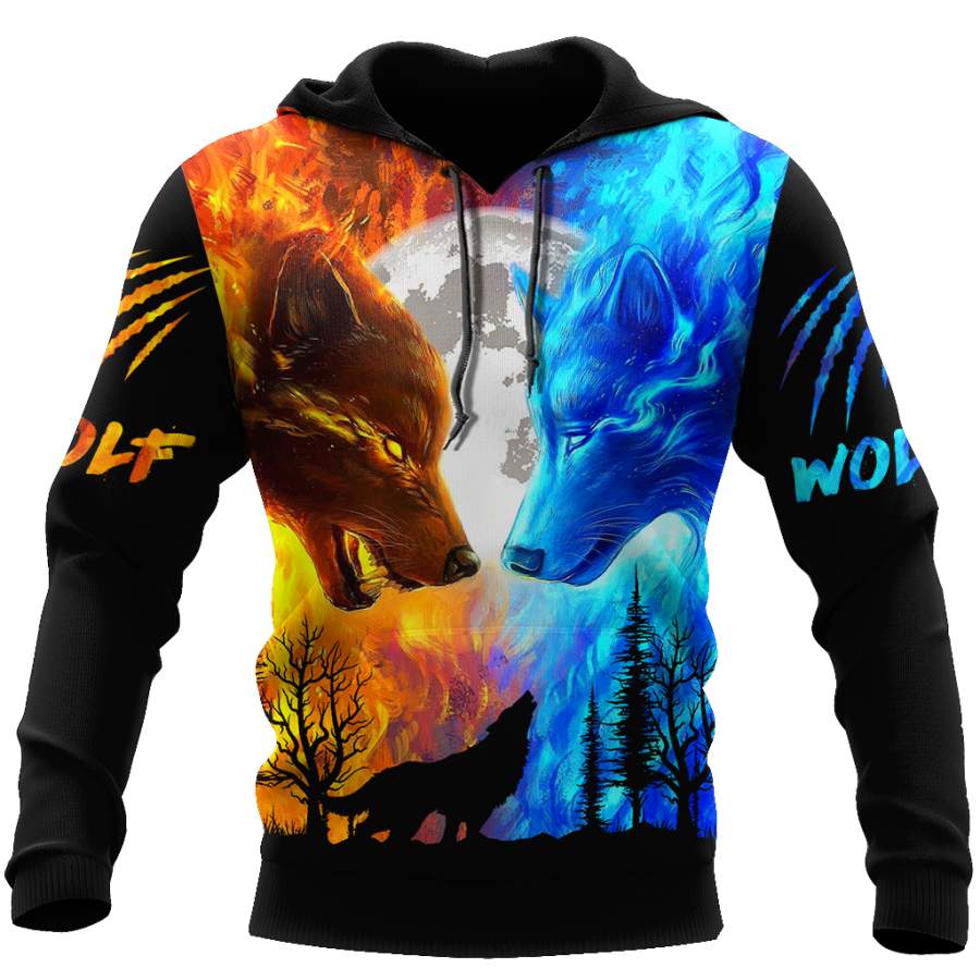 Wolf 3D All Over Printed Shirts For Men and Women AM260401