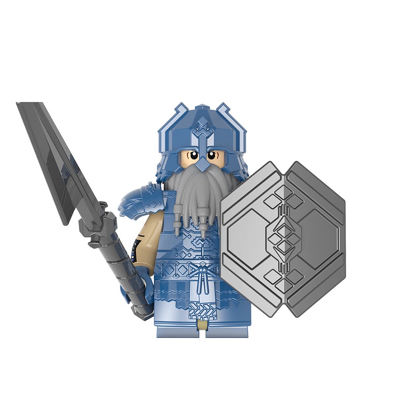 Mini Lord Of Elves Orcs Army Gandalf Dwarf Rohan Knight Game Thrones Action Figure Building Blocks The Rings Toys For Kids Gift alx