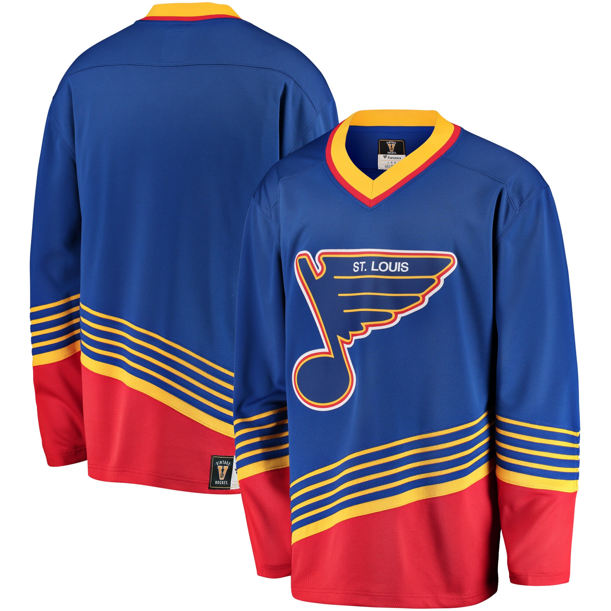 Men's St. Louis Blues Blue Premier Breakaway Heritage Jersey