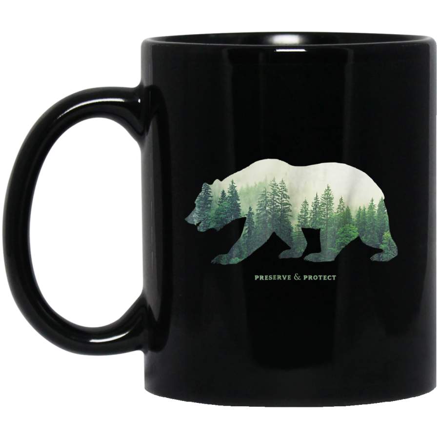 Preserve Protect Vintage National Park Bear _1933 Coffee Mug