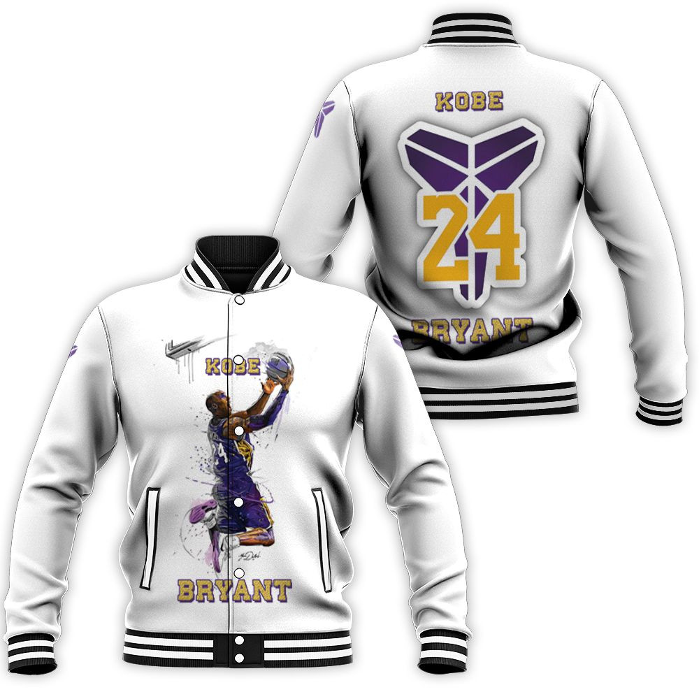 Legend Kobe Bryant 24 Western Conference Los Angeles Baseball Jacket For Men Women