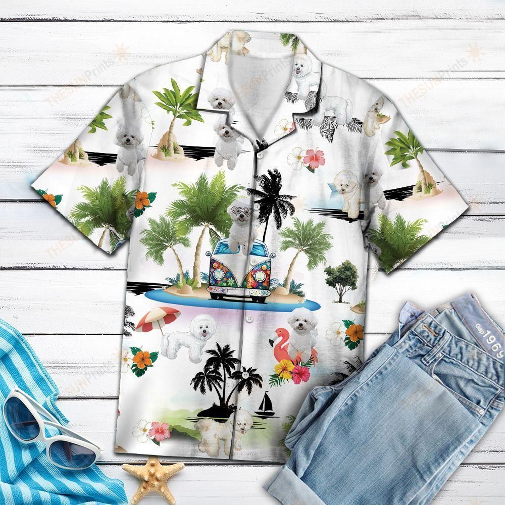 Bichon Frise Vacation Hawaiian Shirt Ha71675