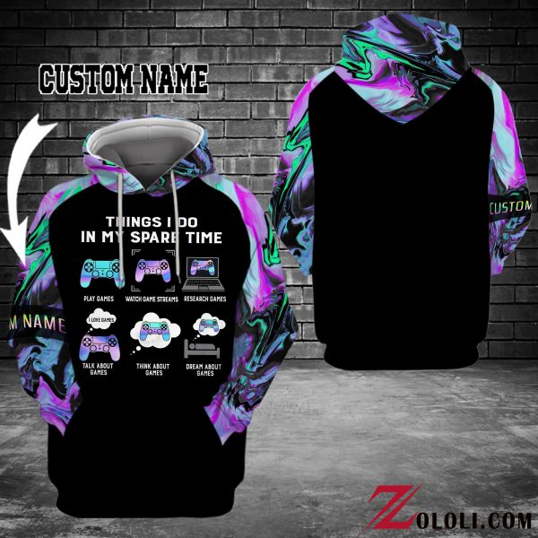 Things I Do In My Spare Time Hoodie 3D Custom Txx